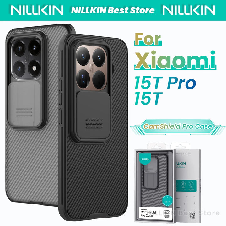Nillkin For Xiaomi 15T Pro / Xiaomi 15T Case TPU+PC Lens Slider Function