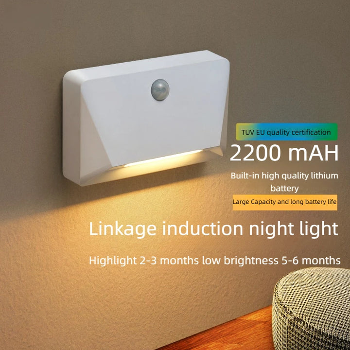 Smart Motion Activated Wall Light - 2200mAh USB-C Fast Charge