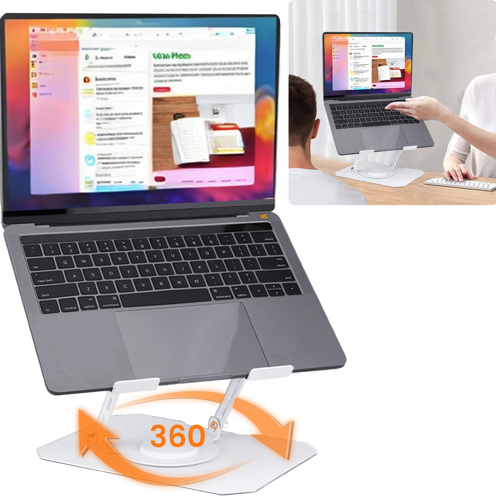 Foldable Laptop Stand Adjustable Tablet Holder for Laptop Tablet