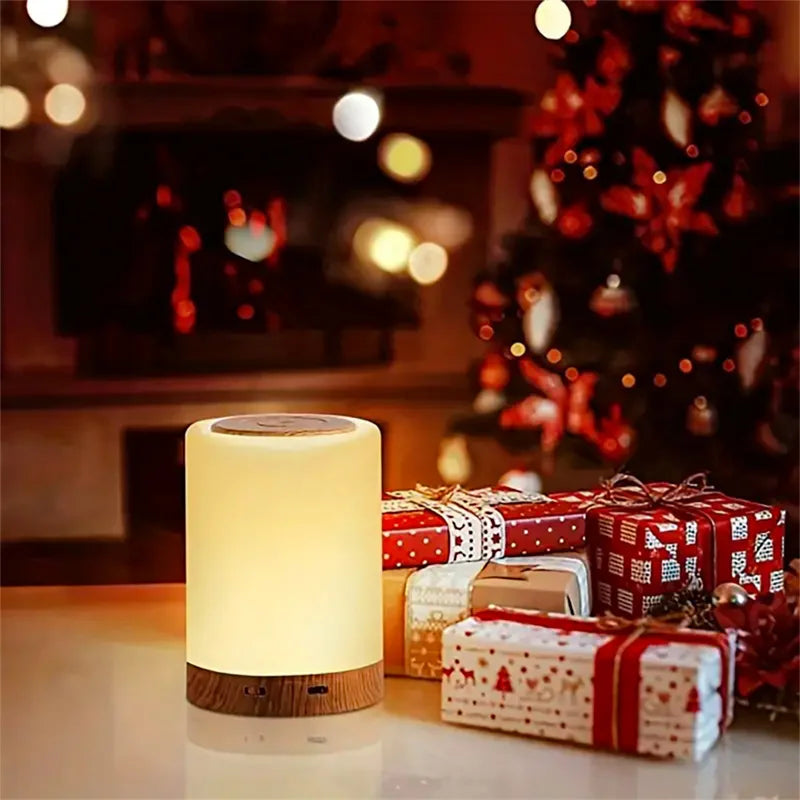 Smart LED Night Light, Portable Touch Control Table Lamp, USB Rechargeable