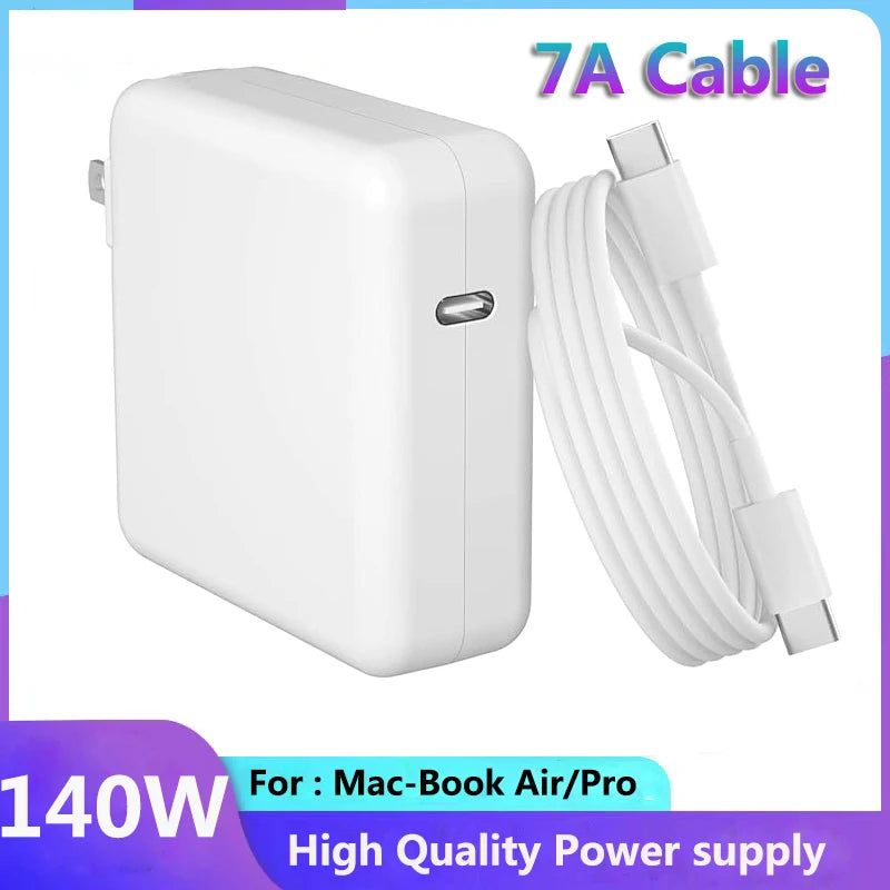 140W USB-C Power Adapter for MacBook Pro 16/15/14/13 Inch & iPad Pro (2021