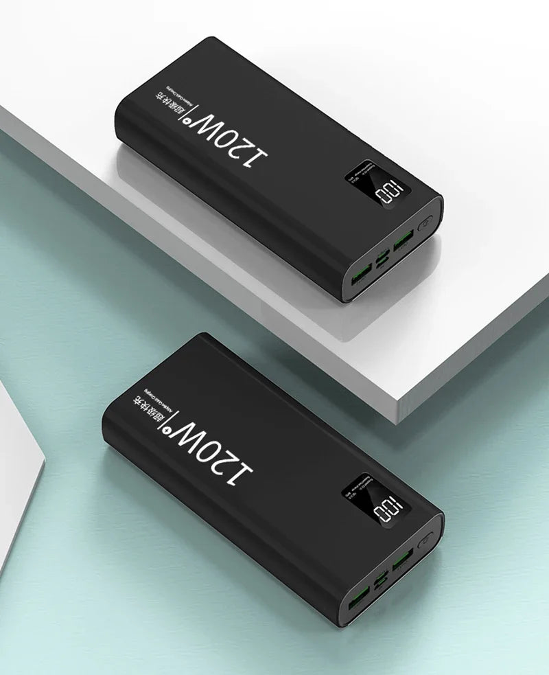 80000mAh Power Bank 120W Super Fast Charging 100% Sufficient Capacity