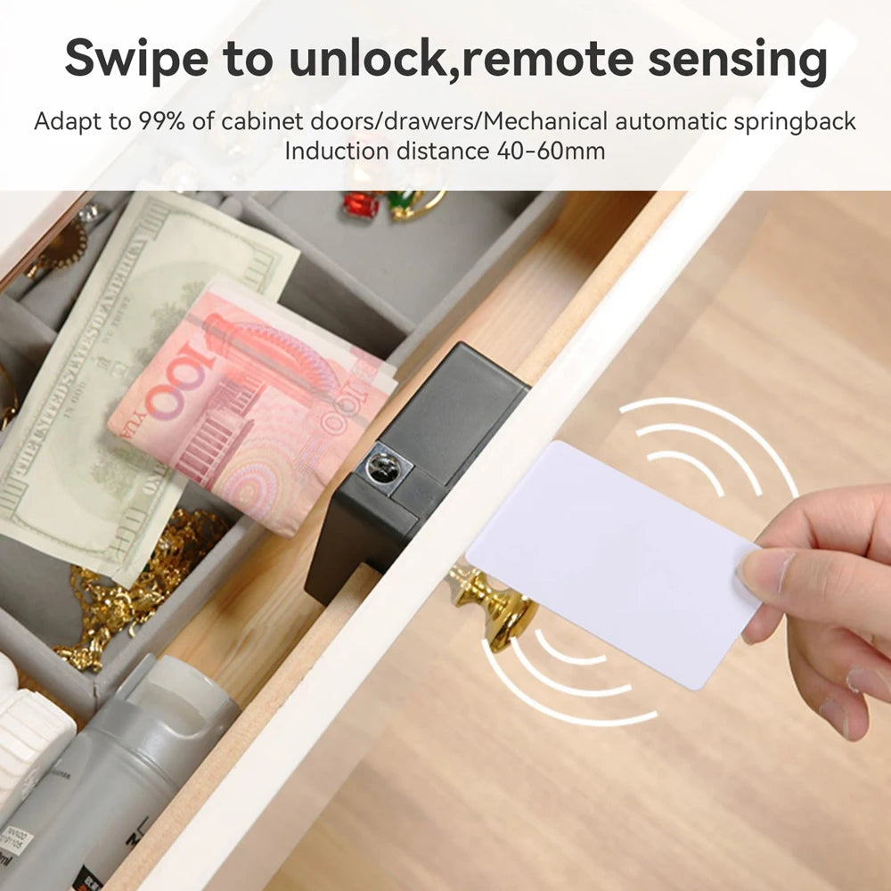 Smart Home Drawer Electronic Lock Hidden DIY Wooden Cabinet Smart Door