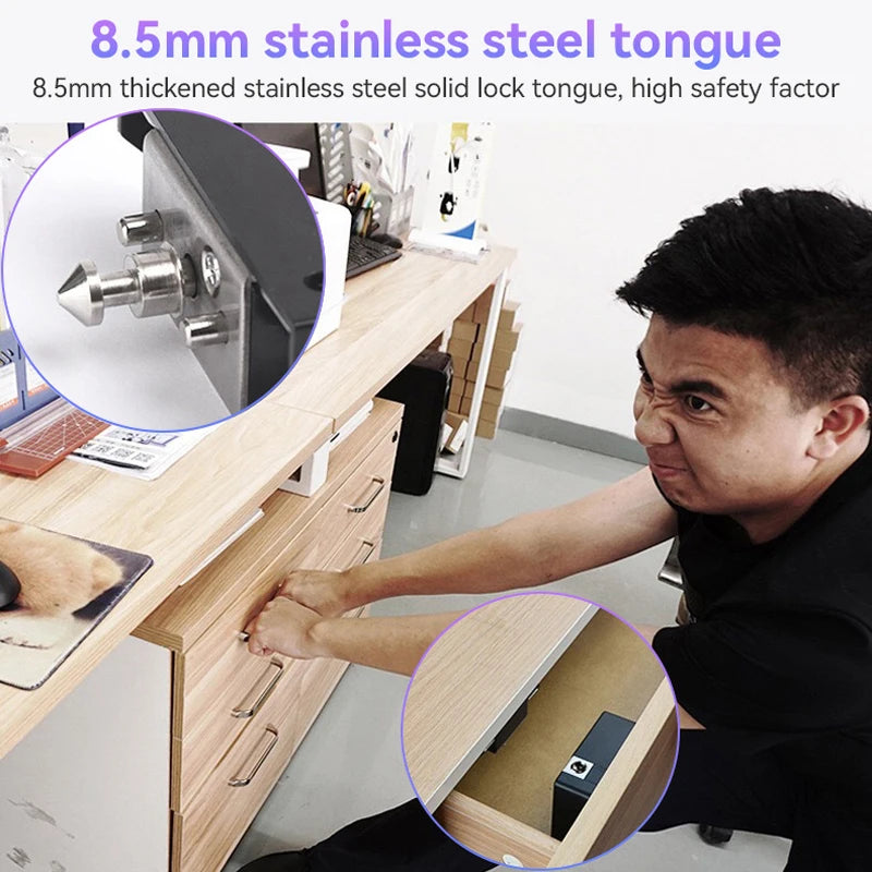 Smart Home Drawer Electronic Lock Hidden DIY Wooden Cabinet Smart Door