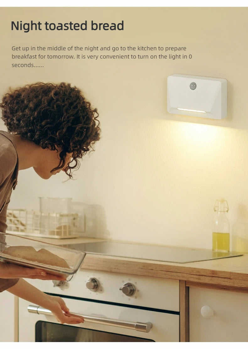 Smart Motion Activated Wall Light - 2200mAh USB-C Fast Charge