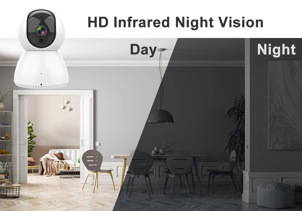 Smart Camera 1080P 360 Angle WiFi Night Vision Webcam Video IP Camera Baby