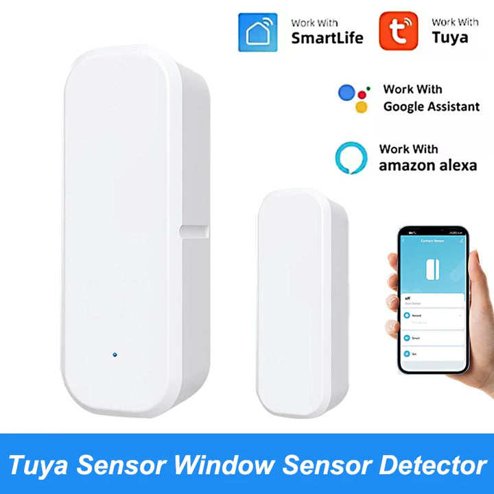 Smart Life App WiFi Door Sensor Window Sensor Open/Close Detector Security