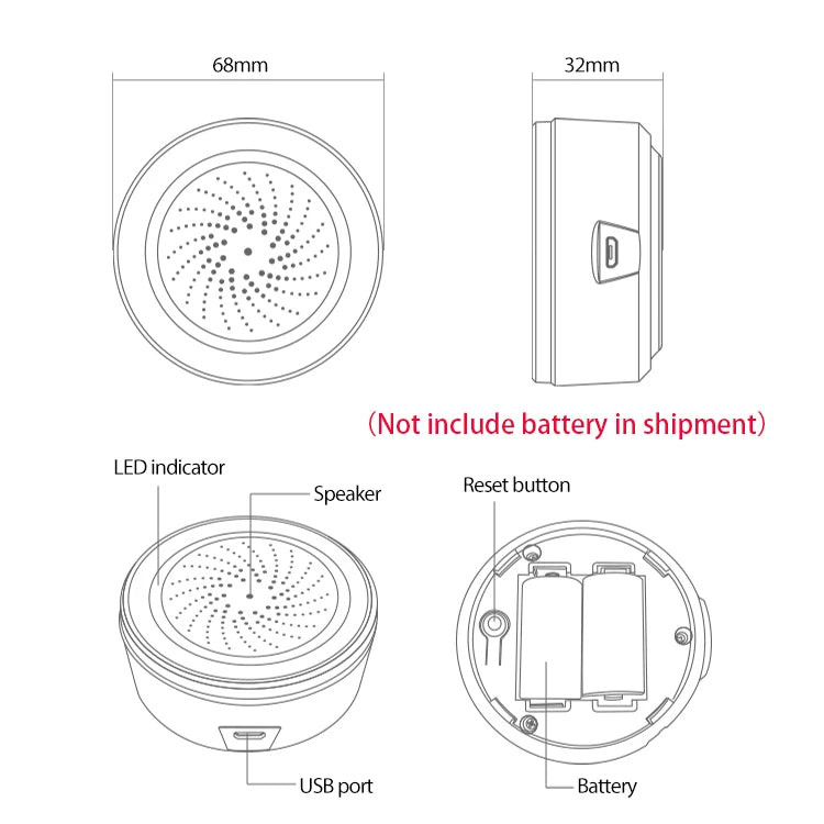 Smart Siren Alarm For Home Security
