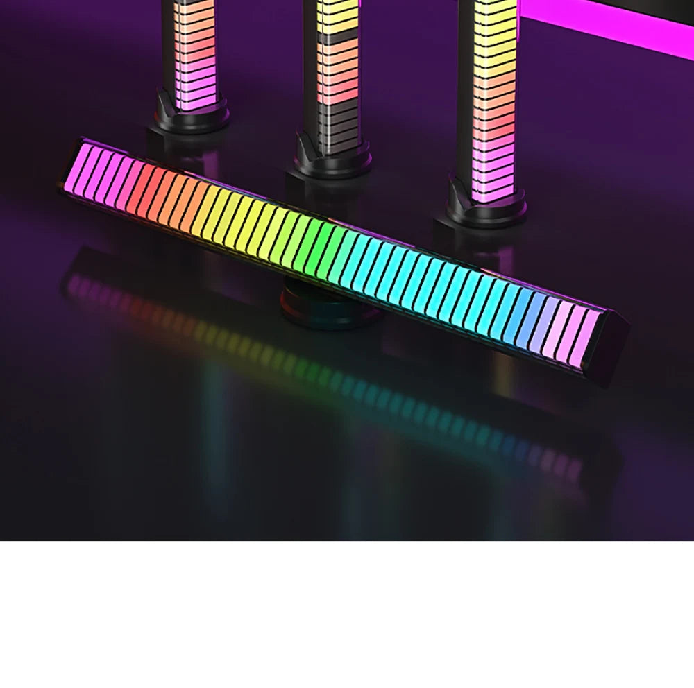Smart RGB Pickup Lights LED 3D Double Sided Ambient Lamp APP Control Sound