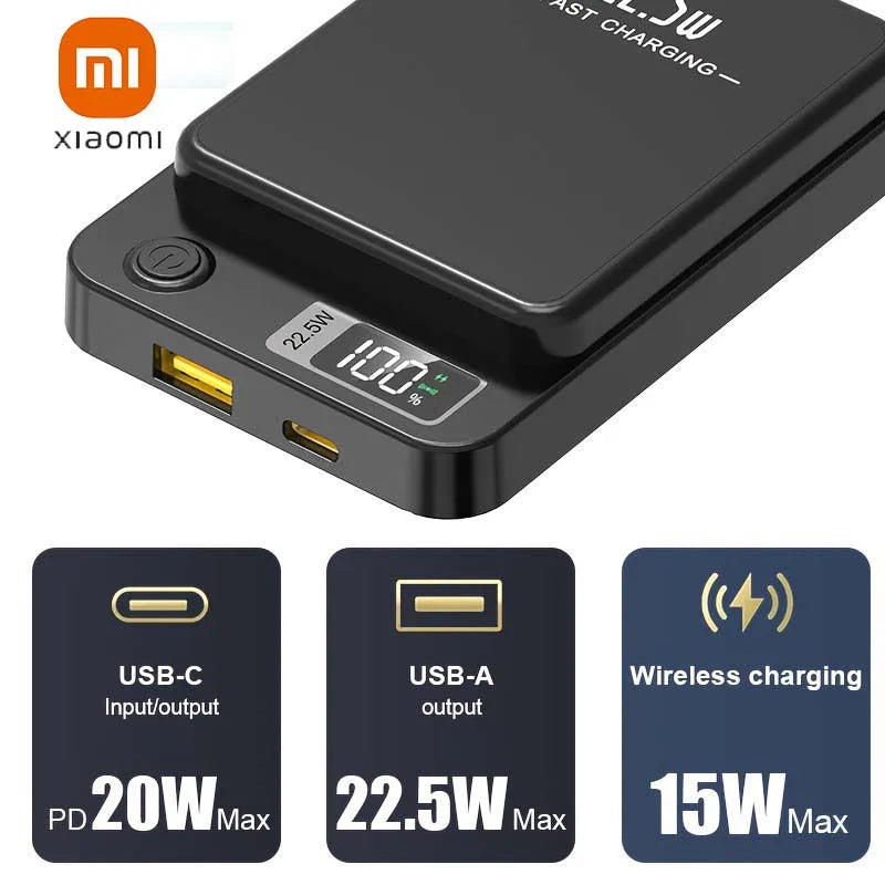 Xiaomi 200000mAh Ultra Capacity Magnetic Power Bank Wireless 22.5W