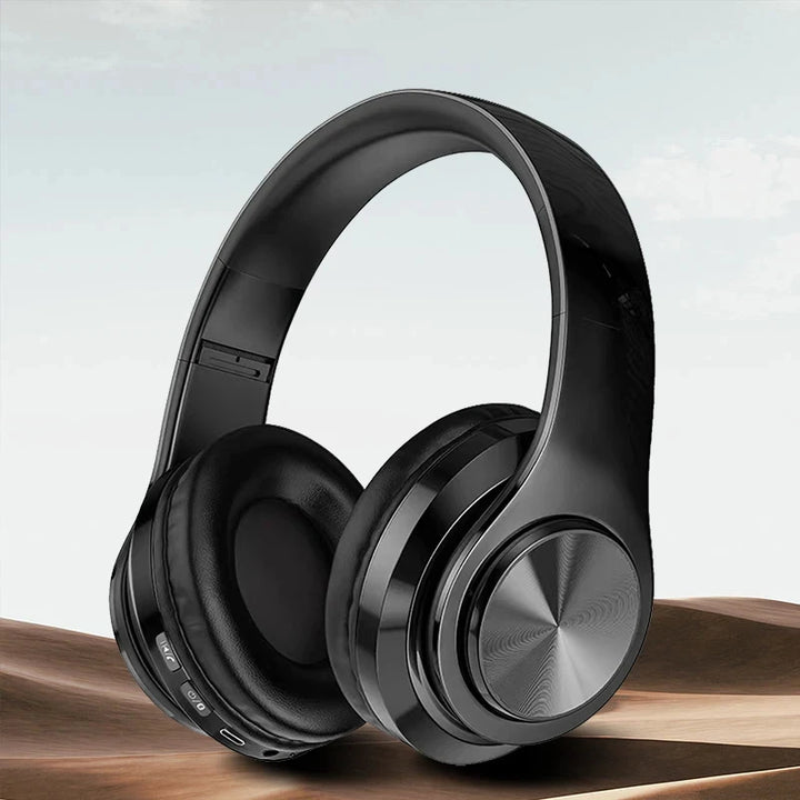 Wireless Bluetooth 5.0 Headphone With Microphone On-Ear Headset Stereo