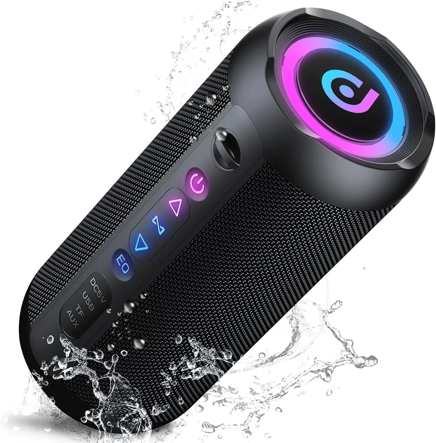 Portable Bluetooth Speaker, Bluetooth 5.4 Speaker, 30W Dual Speaker, Deep Bass