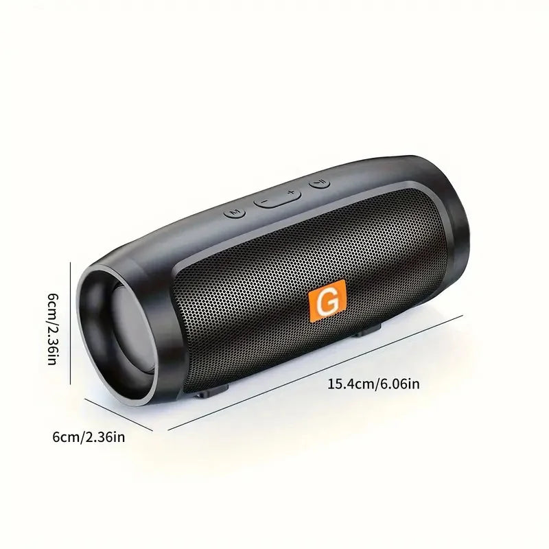 Portable Wireless Speaker,  Dual Speakers, Wireless Connection Between