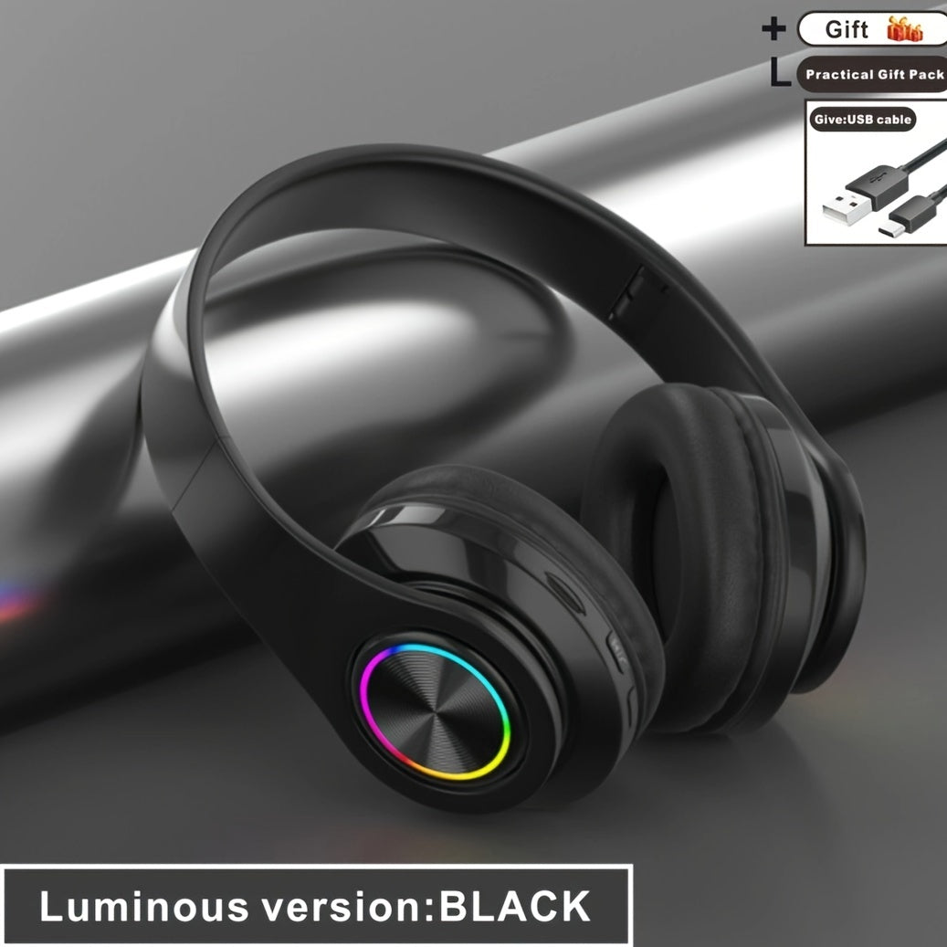 Classic Head-Mounted Colorful Flash All-Inclusive Ear B39 Wireless